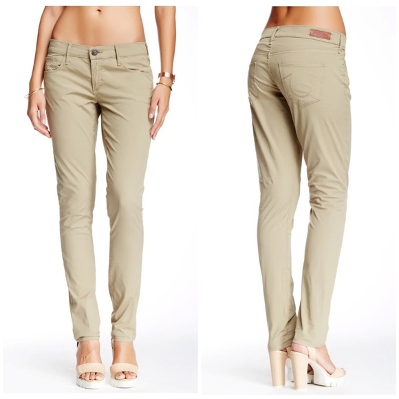 TRUE RELIGION ‘Brianna Boyfriend Overdye Poplin Pants’ NWT Size 25 - Picture 2 of 12